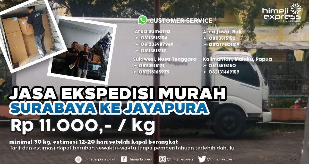 Jasa Ekspedisi Murah Surabaya Jayapura
