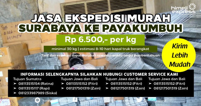 Jasa_Ekspedisi_Murah_Surabaya_ke_Payakumbuh